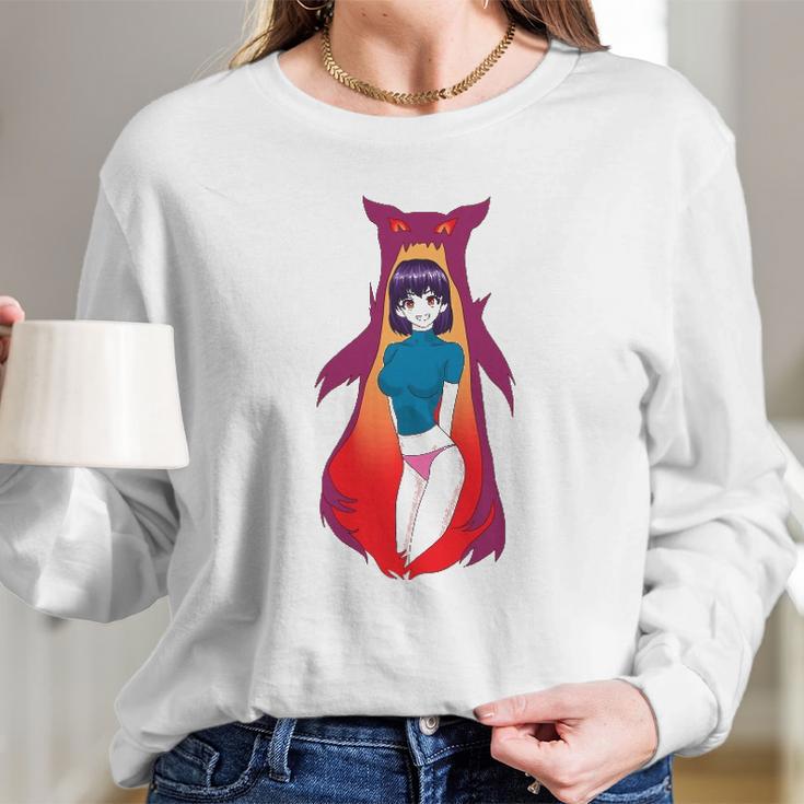 Anime Kawaii Pastel Goth Japanese Anime Girl Long Sleeve T-Shirt Gifts for Her