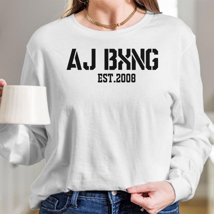 Anthony Joshua Aj Bxng Long Sleeve T-Shirt Gifts for Her