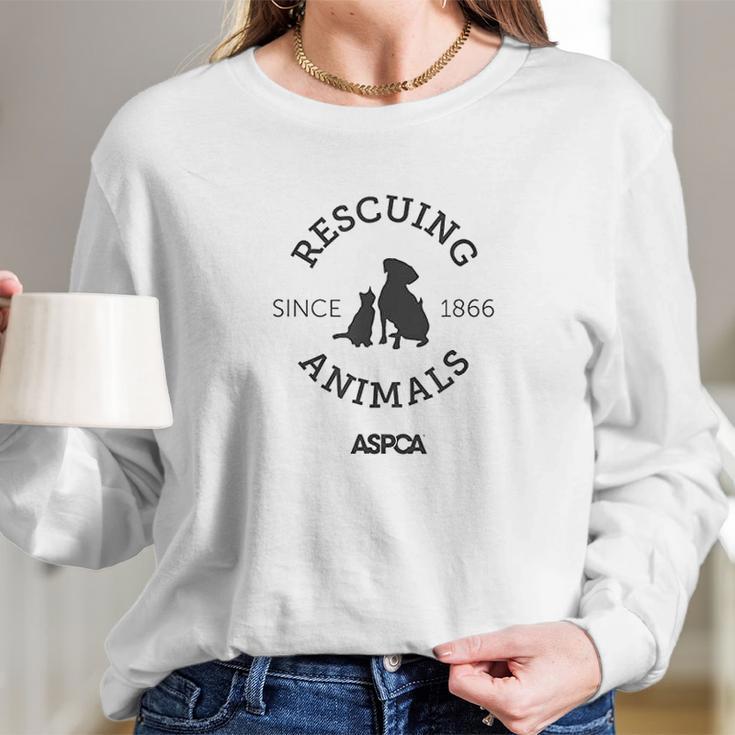 Aspca Rescuing Animals Since 1866 Long Sleeve T-Shirt Gifts for Her