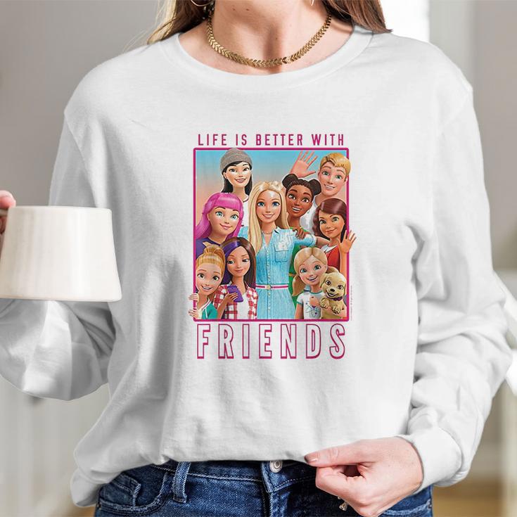 Barbie Dreamhouse Adventures With Friends Long Sleeve T-Shirt Gifts for Her