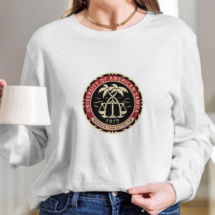 Bcs University Of American Samoa Law School Long Sleeve T-Shirt Gifts for Her