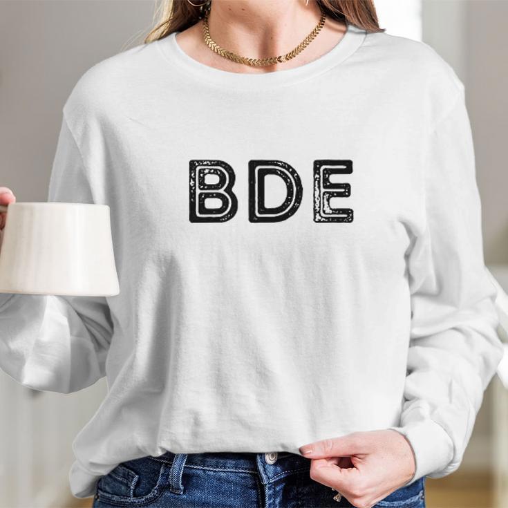 Bde Big Dick Energy Vintage Long Sleeve T-Shirt Gifts for Her