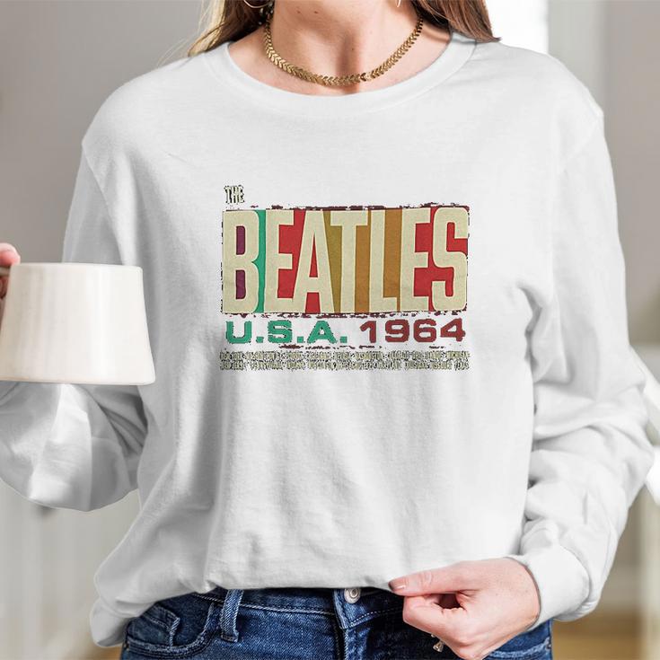 Beatles Usa 1964 Long Sleeve T-Shirt Gifts for Her