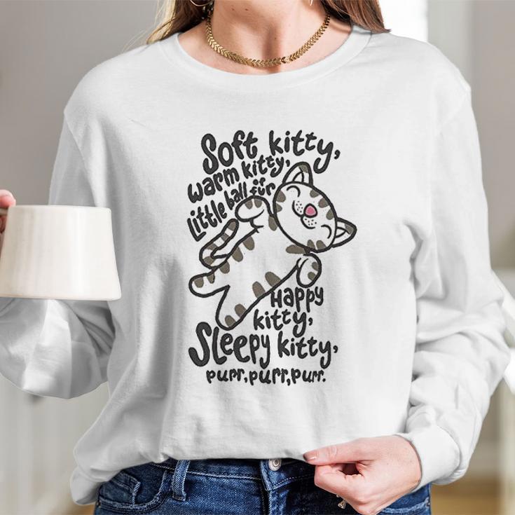 The Big Bang Theory Soft Kitty Long Sleeve T-Shirt Gifts for Her