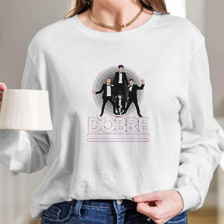 Black-White Dobre Brothers Long Sleeve T-Shirt Gifts for Her