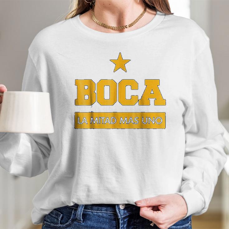 Boca Juniors Camiseta De Boca Juniors Regalo Bostero Long Sleeve T-Shirt Gifts for Her