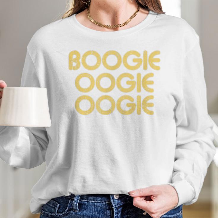 Boogie Oogie Oogie Vintage Style 1970S Long Sleeve T-Shirt Gifts for Her