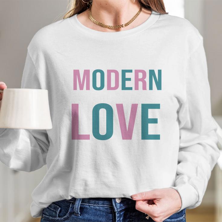 Bowie---Modern-Love Shirt Long Sleeve T-Shirt Gifts for Her