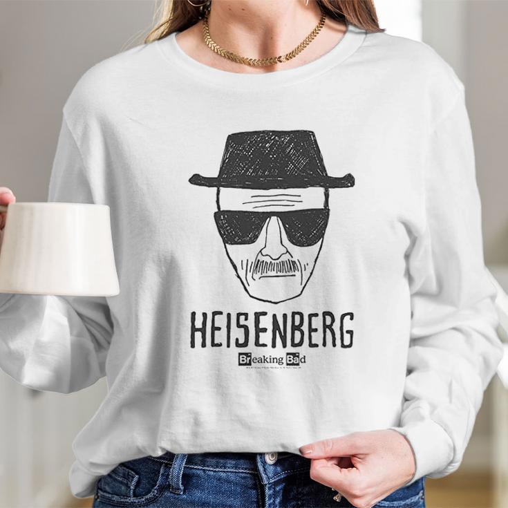 Breaking Bad Hand Drawn Heisenberg Long Sleeve T-Shirt Gifts for Her