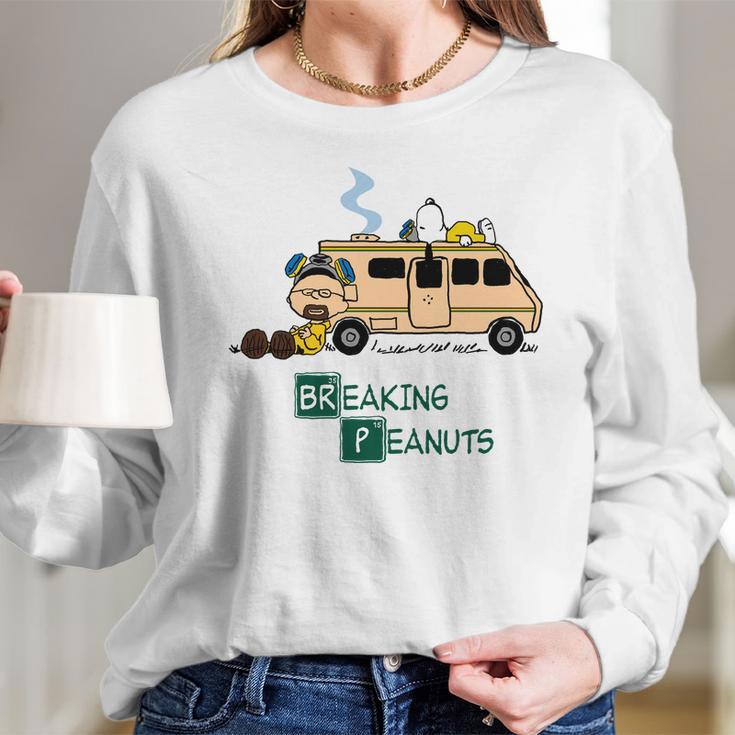 Breaking Peanuts Long Sleeve T-Shirt Gifts for Her