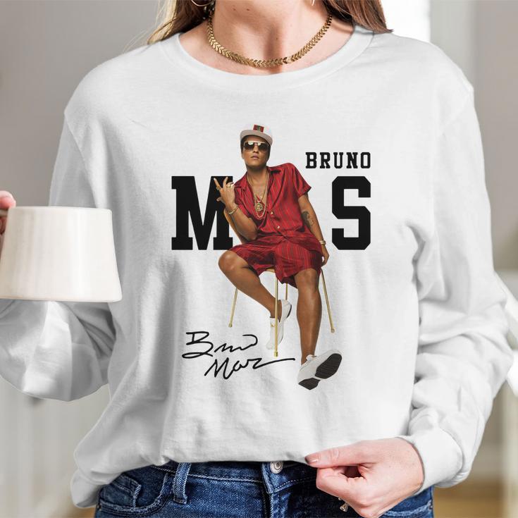 Bruno Mars Long Sleeve T-Shirt Gifts for Her