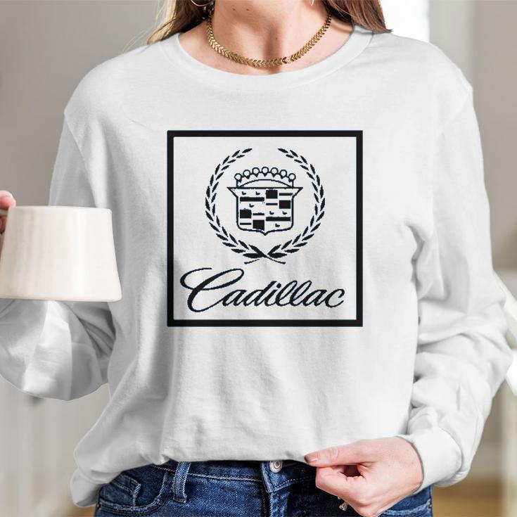 Cadillac Car Logo Long Sleeve T-Shirt Gifts for Her