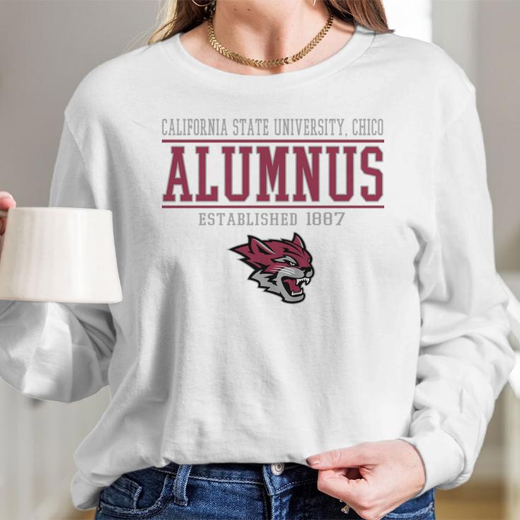 California State University Chico Alumnus Long Sleeve T-Shirt Gifts for Her