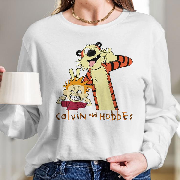 Calvin And Hobbes Long Sleeve T-Shirt Gifts for Her