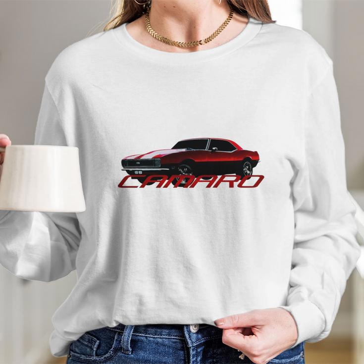 Camaro Muscle Car Long Sleeve T-Shirt Gifts for Her