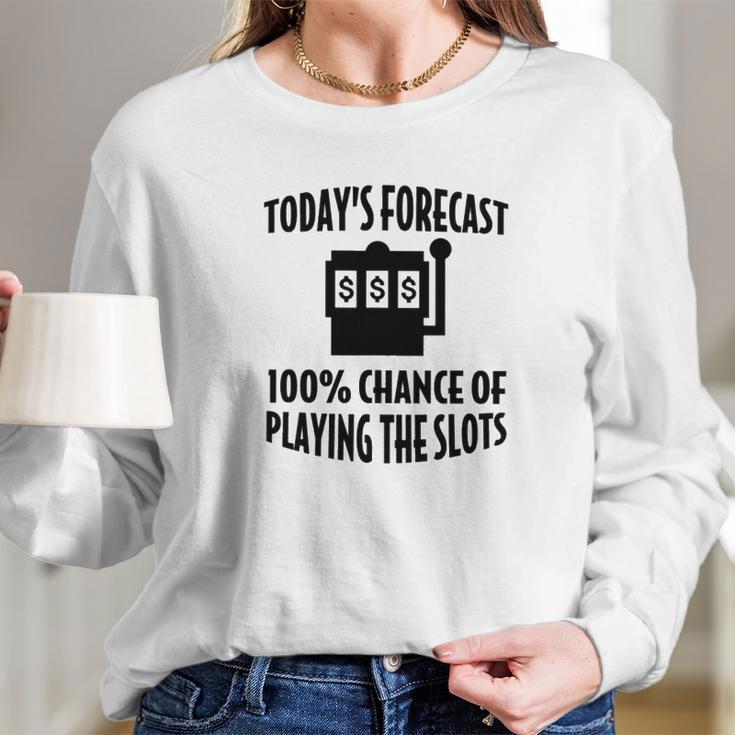 Cass Gambling Forecast Long Sleeve T-Shirt Gifts for Her