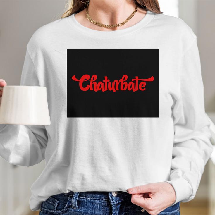 Chaturbate Logo Long Sleeve T-Shirt Gifts for Her