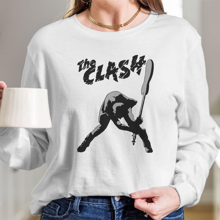 The Clash Guitar Smash Long Sleeve T-Shirt Gifts for Her