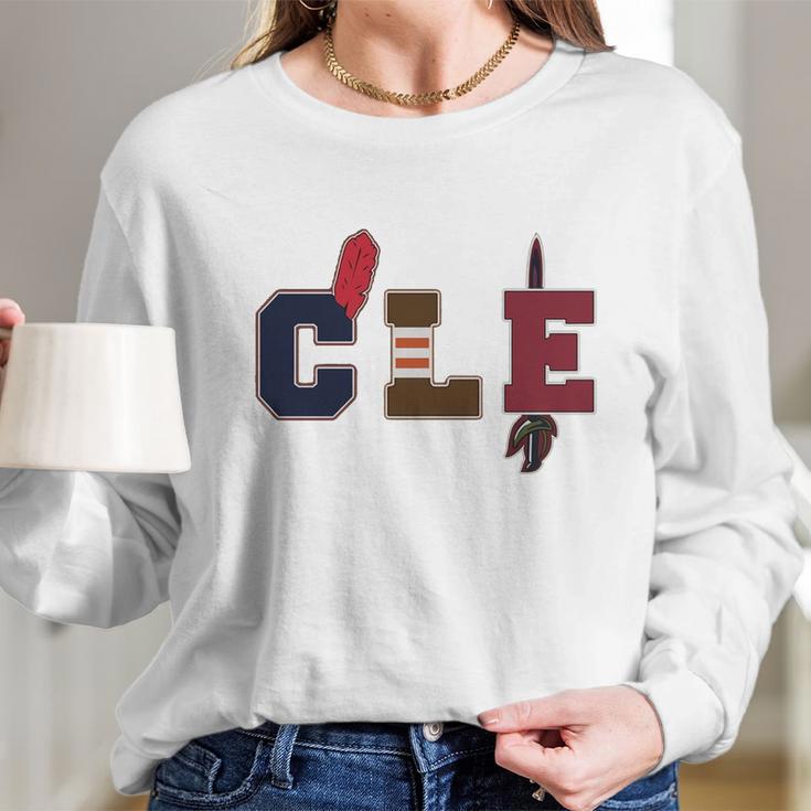 Cle Long Sleeve T-Shirt Gifts for Her