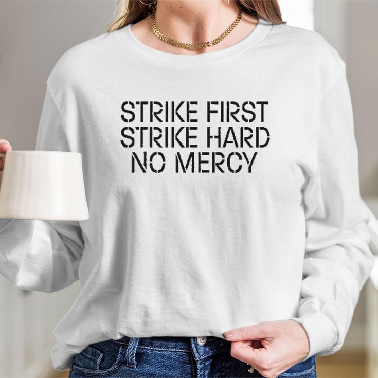 Cobra Kai Karate Kid Merchandise Retro No Mercy Full Long Sleeve T-Shirt Gifts for Her