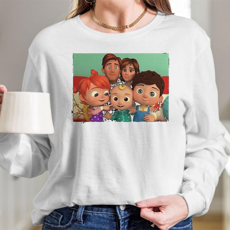 Cocomelon Family Graphic Long Sleeve T-Shirt Gifts for Her