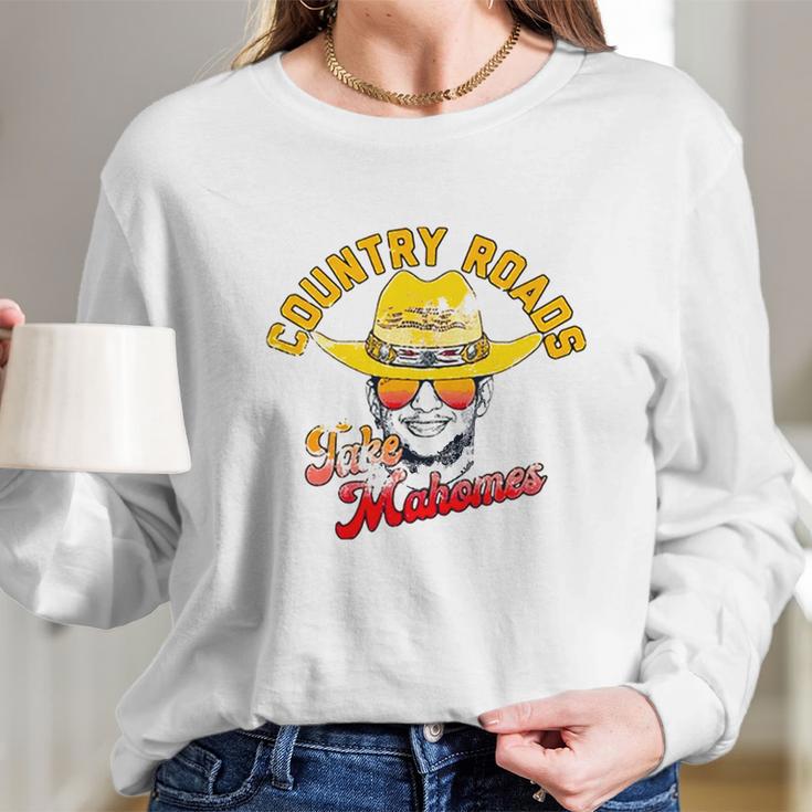 Country Roads Take Mahomes Patrick Mahomes Kansas City Long Sleeve T-Shirt Gifts for Her