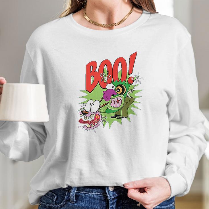 Courage The Cowardly Dog Stupid Dog Long Sleeve T-Shirt Gifts for Her