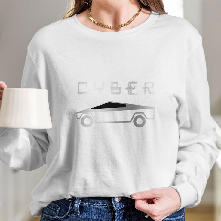 Cybertruck Electric Pick Up Car Long Sleeve T-Shirt Gifts for Her