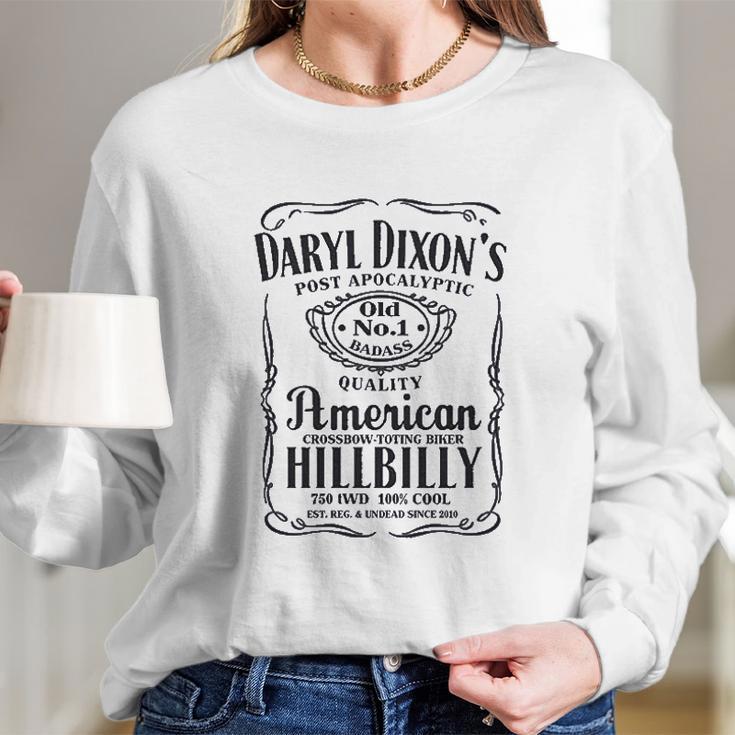 Daryl Dixon American Hillbilly The Walking Dead Long Sleeve T-Shirt Gifts for Her