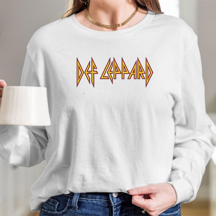 Def Leppard Classic Logo Long Sleeve T-Shirt Gifts for Her