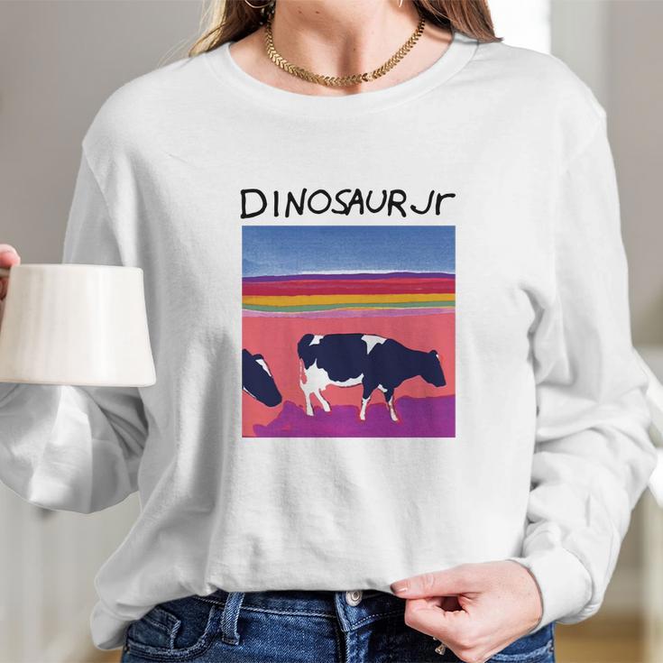 Dinosaur Jr Cow Long Sleeve T-Shirt Gifts for Her