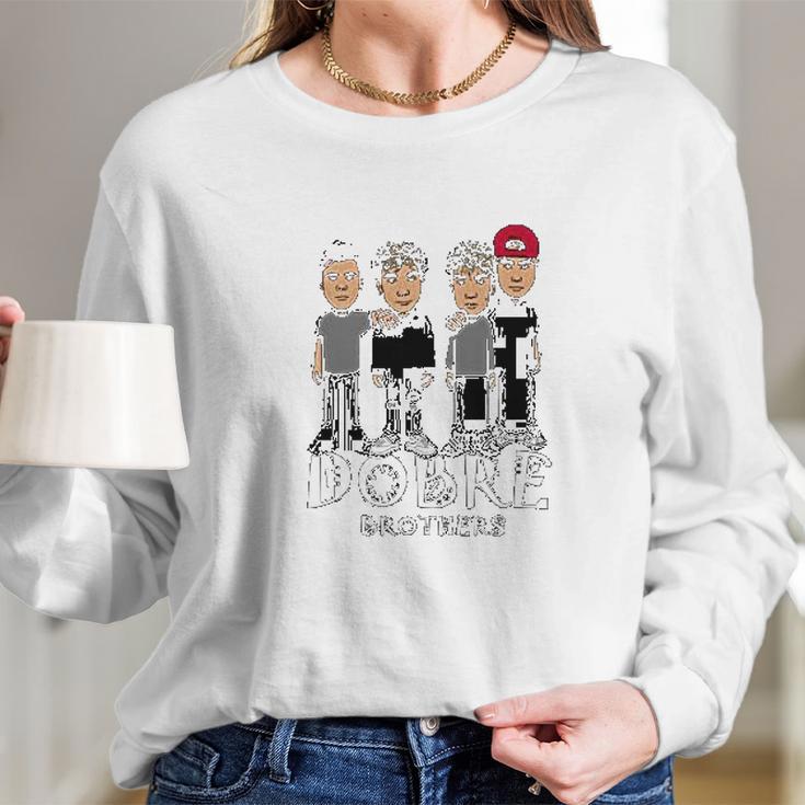 Dobre Brothers Good Friends Long Sleeve T-Shirt Gifts for Her