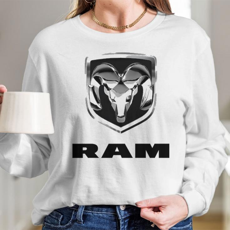 Dodge Ram Logo Long Sleeve T-Shirt Gifts for Her