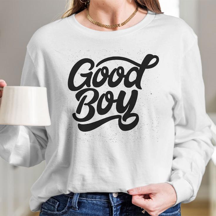 Dog Good Boy Cute Clothes For Small Breed Daschund Terrier Lab Long Sleeve T-Shirt Gifts for Her