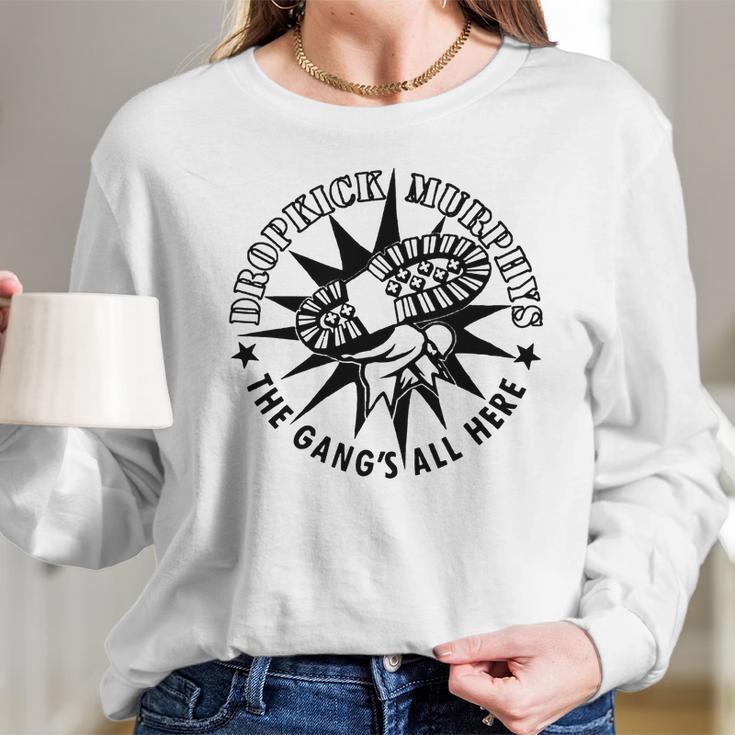 Dropkick Murphys The Gangs All There Black Long Sleeve T-Shirt Gifts for Her