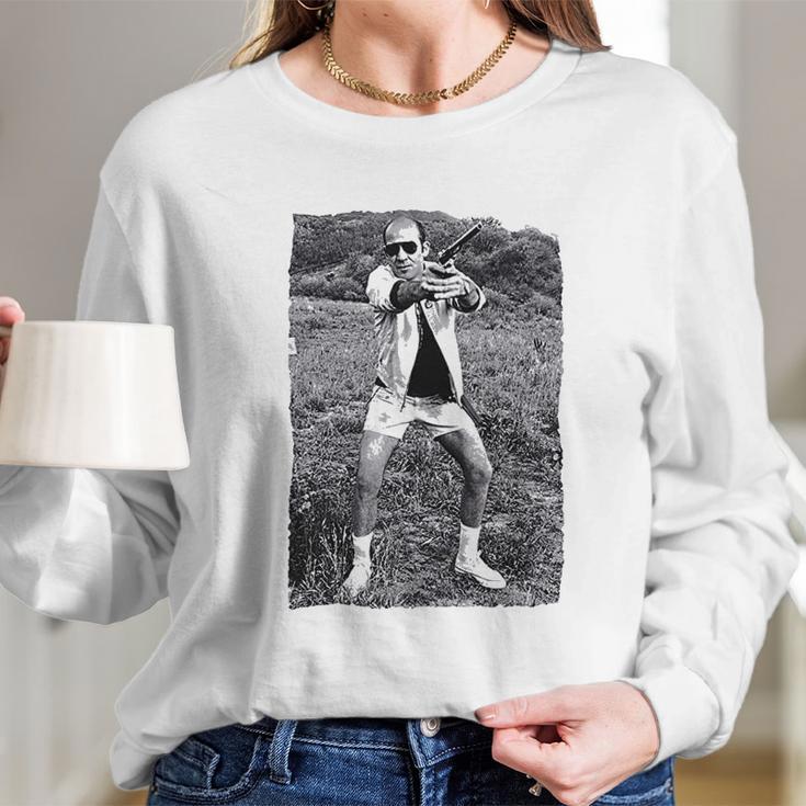 Duanchaoo Hunter Thompson Long Sleeve T-Shirt Gifts for Her