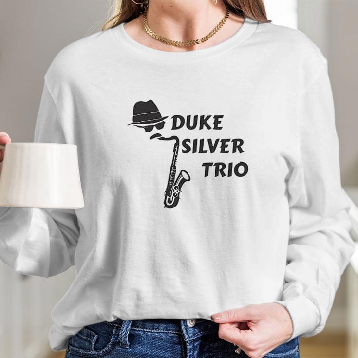 Duke Silver Trio Long Sleeve T-Shirt Gifts for Her