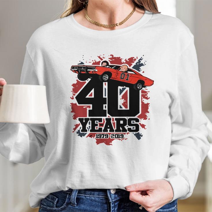 The Dukes Of Hazzard 40 Years 1979 2019 Long Sleeve T-Shirt Gifts for Her