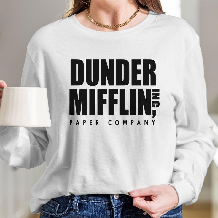 Dunder Mifflin Inc The Office Long Sleeve T-Shirt Gifts for Her