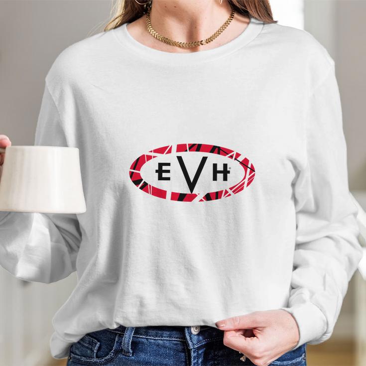 Eddie Van Halen Evh Long Sleeve T-Shirt Gifts for Her