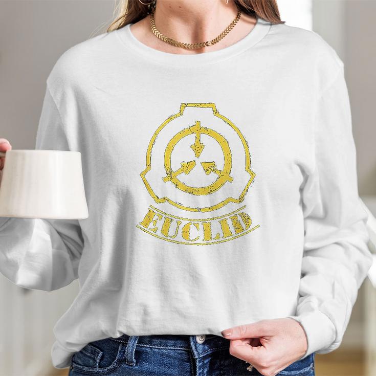 Euclid Classification Scp Foundation Secure Contain Protect Long Sleeve T-Shirt Gifts for Her