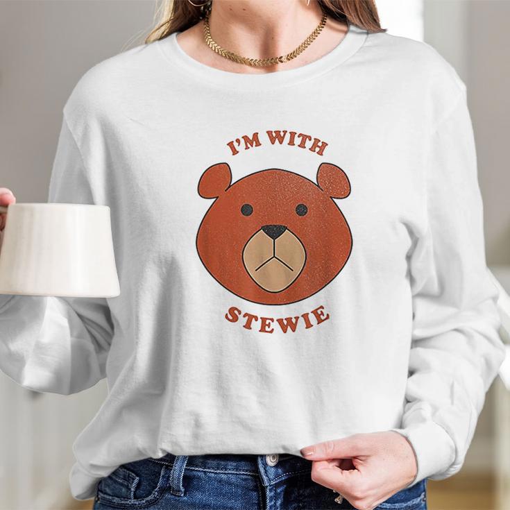 Family Guy I Am With Stewie Long Sleeve T-Shirt Gifts for Her