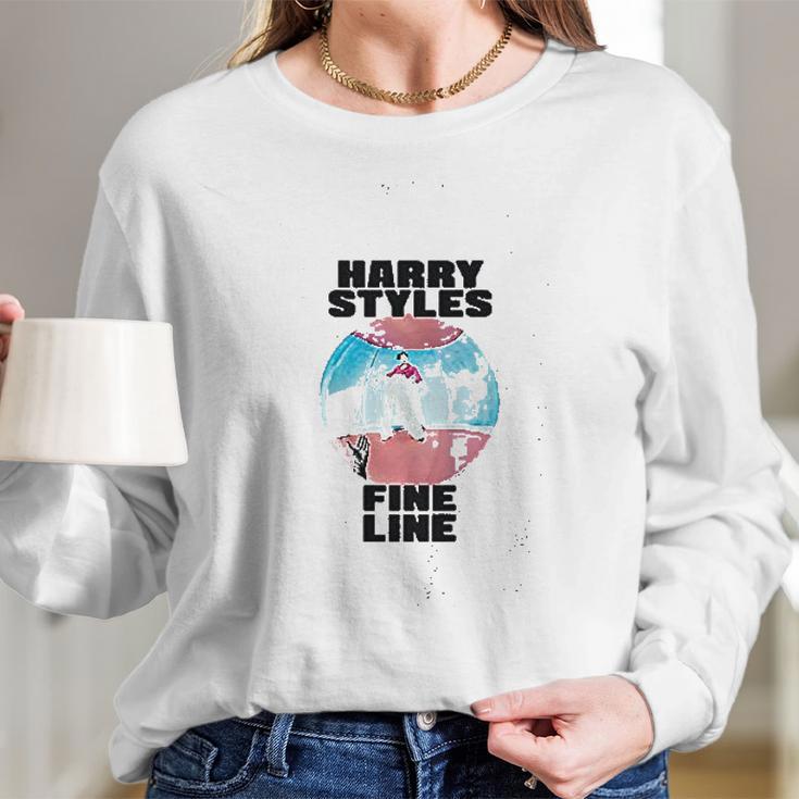 First Name Harry Retro Pattern Vintage Style Long Sleeve T-Shirt Gifts for Her