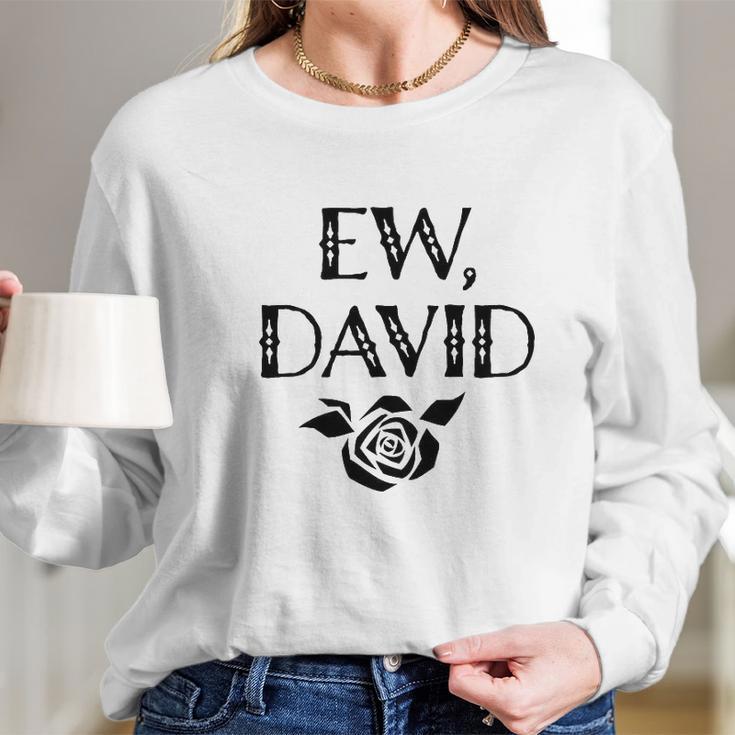 Foundry Ew David Rose Alexis Funny Cute Graphic Long Sleeve T-Shirt Gifts for Her