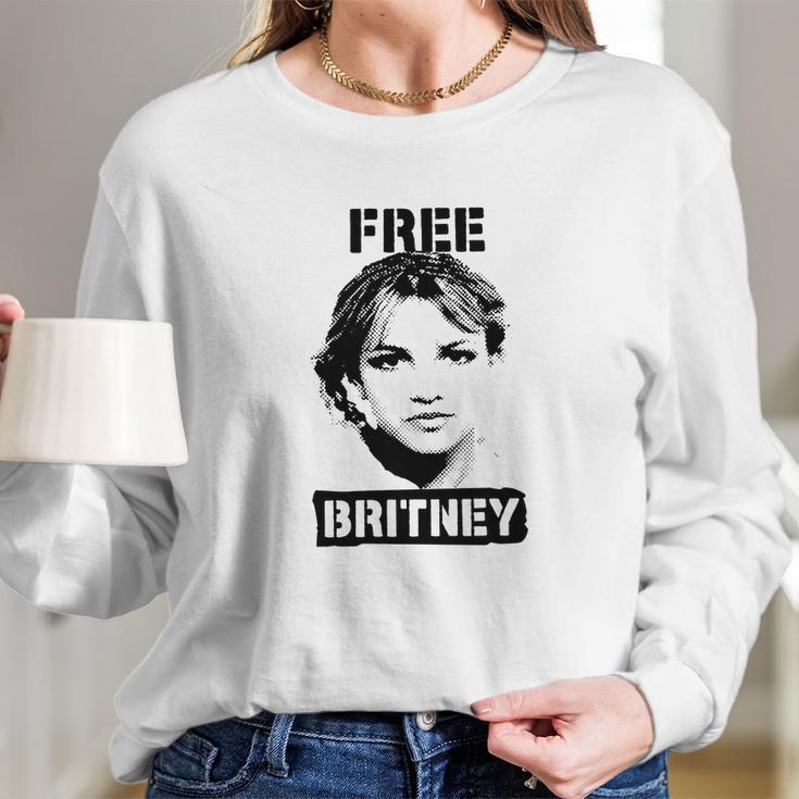 Free Britney Basic Design Long Sleeve T-Shirt Gifts for Her