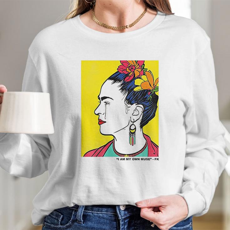 Frida Kahlo Girls Long Sleeve T-Shirt Gifts for Her