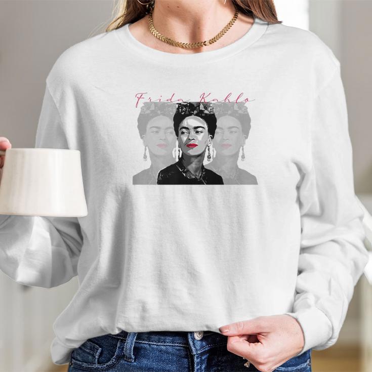 Frida Kahlo Vintage Long Sleeve T-Shirt Gifts for Her