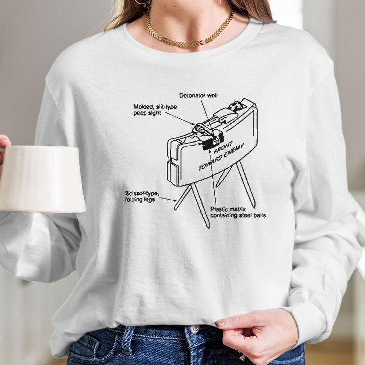 Funny Infantry Claymore Long Sleeve T-Shirt Gifts for Her