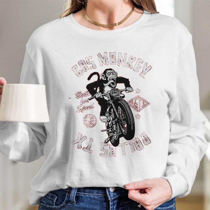 Gas Monkey Moto Long Sleeve T-Shirt Gifts for Her