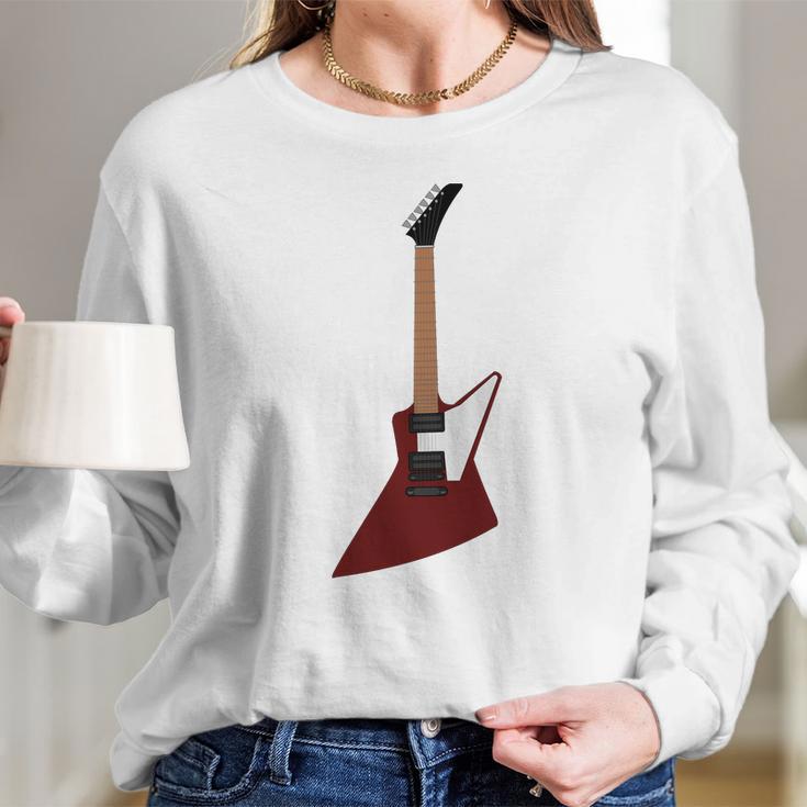 Gibson Explorer GuitarShirt Long Sleeve T-Shirt Gifts for Her